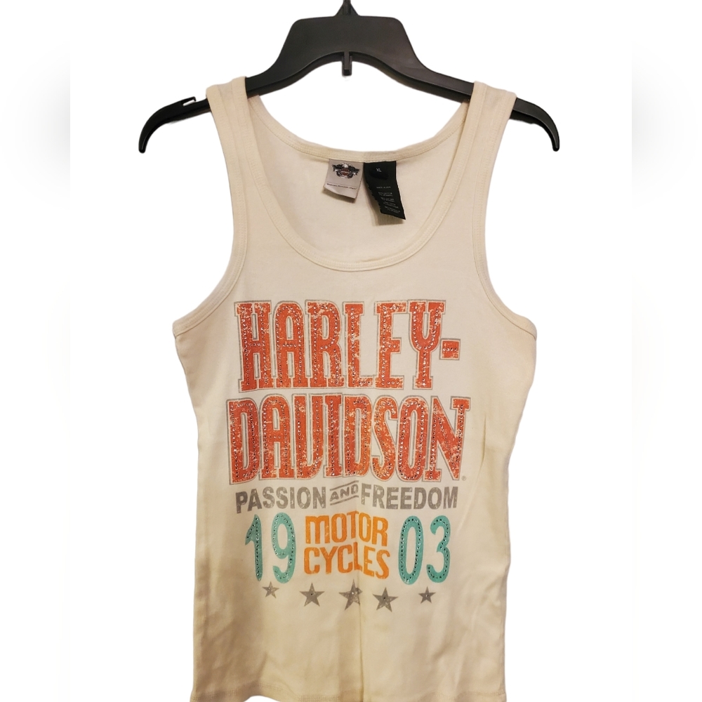 Harley-Davidson Tank Size XL Cream